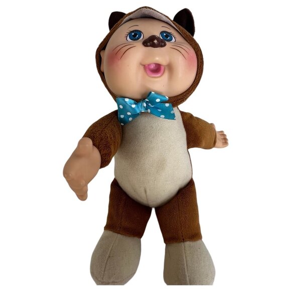 3 Vintage Cabbage Patch Kids Snowflake And 1 Adoptimals Cat Plush Toy Set - Picture 4 of 10